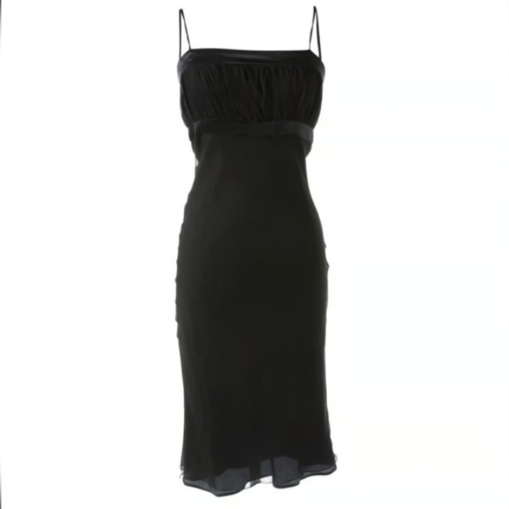 Chiffon overlay dress